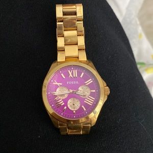 Fossil Gold Watch